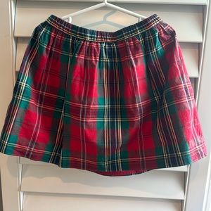 Crewcuts tartan plaid skirt 4-5